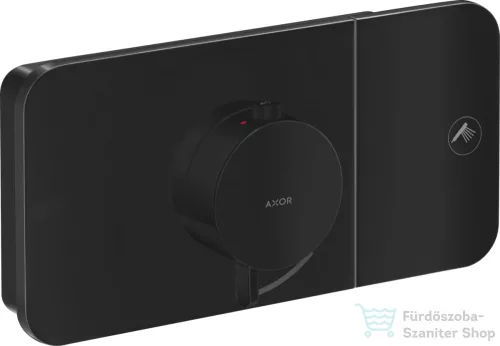 Hansgrohe AXOR ONE termosztátos falsík alatti kád /zuhany csaptelep, matt fekete 45711670