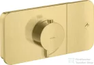 Hansgrohe AXOR ONE termosztátos falsík alatti kád /zuhany csaptelep,szálcsiszolt sárgaréz hatású 45711950
