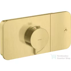   Hansgrohe AXOR ONE termosztátos falsík alatti kád /zuhany csaptelep,szálcsiszolt sárgaréz hatású 45711950