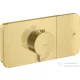 Hansgrohe AXOR ONE termosztátos falsík alatti kád /zuhany csaptelep,szálcsiszolt sárgaréz hatású 45711950
