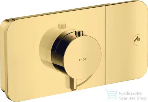 Hansgrohe AXOR ONE termosztátos falsík alatti kád /zuhany csaptelep,polírozott arany hatású 45711990