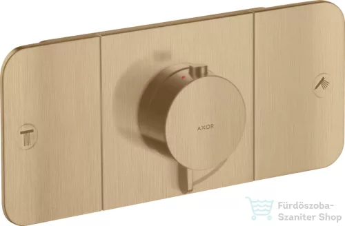 Hansgrohe AXOR ONE termosztátos falsík alatti kád /zuhany csaptelep,szálcsiszolt bronz 45712140