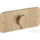 Hansgrohe AXOR ONE termosztátos falsík alatti kád /zuhany csaptelep,szálcsiszolt bronz 45712140