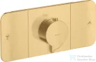 Hansgrohe AXOR ONE termosztátos falsík alatti kád /zuhany csaptelep,szálcsiszolt arany hatású 45712250