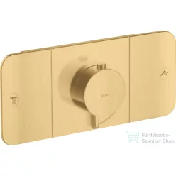  Hansgrohe AXOR ONE termosztátos falsík alatti kád /zuhany csaptelep,szálcsiszolt arany hatású 45712250