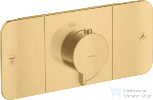 Hansgrohe AXOR ONE termosztátos falsík alatti kád /zuhany csaptelep,szálcsiszolt arany hatású 45712250