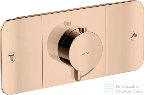 Hansgrohe AXOR ONE termosztátos falsík alatti kád /zuhany csaptelep,polírozott vörös arany hatású 45712300