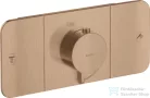 Hansgrohe AXOR ONE termosztátos falsík alatti kád /zuhany csaptelep,szálcsiszolt vörös arany hatású 45712310