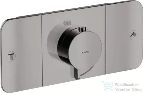 Hansgrohe AXOR ONE termosztátos falsík alatti kád /zuhany csaptelep,polírozott fekete króm 45712330