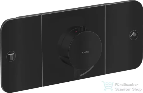 Hansgrohe AXOR ONE termosztátos falsík alatti kád /zuhany csaptelep, matt fekete 45712670