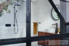 Hansgrohe AXOR ONE termosztátos falsík alatti kád /zuhany csaptelep, matt fekete 45712670