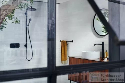 Hansgrohe AXOR ONE termosztátos falsík alatti kád /zuhany csaptelep, matt fekete 45712670