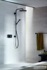 Hansgrohe AXOR ONE termosztátos falsík alatti kád /zuhany csaptelep, matt fekete 45712670