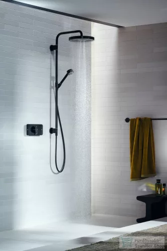 Hansgrohe AXOR ONE termosztátos falsík alatti kád /zuhany csaptelep, matt fekete 45712670