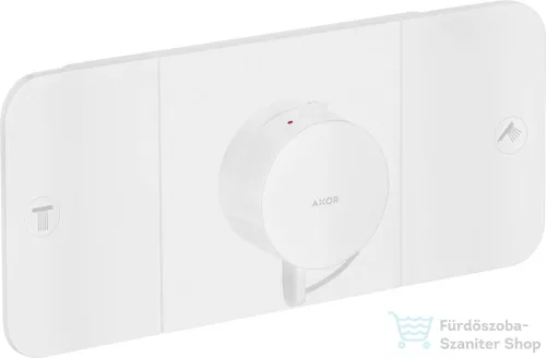 Hansgrohe AXOR ONE termosztátos falsík alatti kád /zuhany csaptelep,matt fehér 45712700