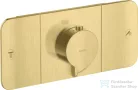 Hansgrohe AXOR ONE termosztátos falsík alatti kád /zuhany csaptelep,szálcsiszolt sárgaréz hatású 45712950