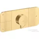 Hansgrohe AXOR ONE 3 utas termosztátos falsík alatti kád /zuhany csaptelep,szálcsiszolt arany hatású 45713250