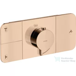   Hansgrohe AXOR ONE 3 utas termosztátos falsík alatti kád /zuhany csaptelep,polírozott vörös arany hatású 45713300
