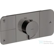   Hansgrohe AXOR ONE 3 utas termosztátos falsík alatti kád /zuhany csaptelep,polírozott fekete króm 45713330