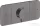 Hansgrohe AXOR ONE 3 utas termosztátos falsík alatti kád /zuhany csaptelep,szálcsiszolt fekete króm 45713340