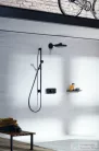 Hansgrohe AXOR ONE 3 utas termosztátos falsík alatti kád /zuhany csaptelep, matt fekete 45713670
