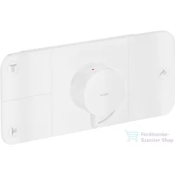   Hansgrohe AXOR ONE 3 utas termosztátos falsík alatti kád /zuhany csaptelep,matt fehér 45713700