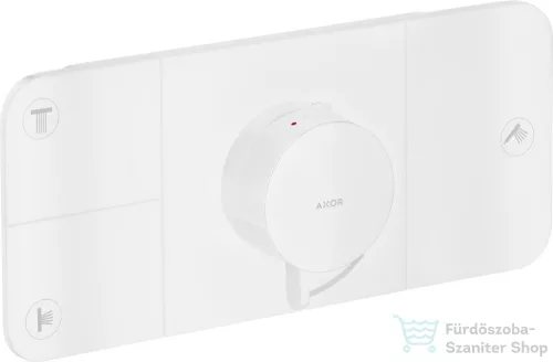 Hansgrohe AXOR ONE 3 utas termosztátos falsík alatti kád /zuhany csaptelep,matt fehér 45713700