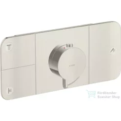   Hansgrohe AXOR ONE 3 utas termosztátos falsík alatti kád /zuhany csaptelep,rozsdamentes acél hatású 45713800