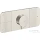 Hansgrohe AXOR ONE 3 utas termosztátos falsík alatti kád /zuhany csaptelep,rozsdamentes acél hatású 45713800