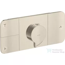   Hansgrohe AXOR ONE 3 utas termosztátos falsík alatti kád /zuhany csaptelep,szálcsiszolt nikkel 45713820