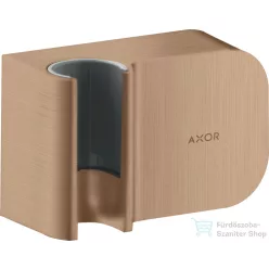   Hansgrohe AXOR ONE Porter zuhanytartó gégecső csatlakozóval,szálcsiszolt vörös arany hatású 45723310