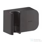 Hansgrohe AXOR ONE Porter zuhanytartó gégecső csatlakozóval,szálcsiszolt fekete króm 45723340