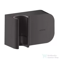   Hansgrohe AXOR ONE Porter zuhanytartó gégecső csatlakozóval,szálcsiszolt fekete króm 45723340