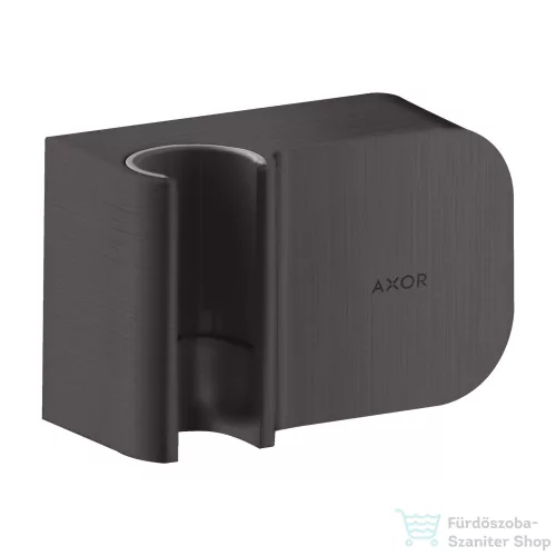 Hansgrohe AXOR ONE Porter zuhanytartó gégecső csatlakozóval,szálcsiszolt fekete króm 45723340