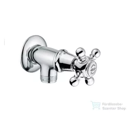   Bugnatese REVIVAL sarokszelep 1/2"-3/8" csatlakozással,króm 457BR