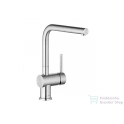   Kludi L-STEEL mosogató csaptelep,dörzscsiszolt nemesacél 45803F877