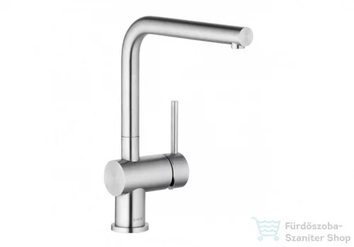 Kludi L-STEEL mosogató csaptelep,dörzscsiszolt nemesacél 45803F877
