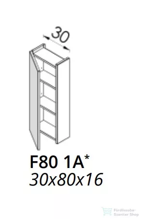 TBoss Finix F80 1 ajtós kiegészítő szekrény 45823012100