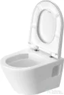 Duravit D-NEO Compact perem nélküli függesztett wc szett lecsapódásgátlós ülőkével, fehér 45870900A1
