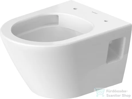 Duravit D-NEO Compact perem nélküli függesztett wc szett lecsapódásgátlós ülőkével, fehér 45870900A1