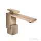 Hansgrohe AXOR EDGE 130 Diamond Cut mosdócsaptelep, klik-klak leeresztővel, polírozott vörös arany hatású 46011300