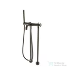 Bugnatese MILLENOVECINQUANTA szabadonálló kádcsaptelep, zuhanyszettel, szálcsiszolt nikkel színben 4602PGF