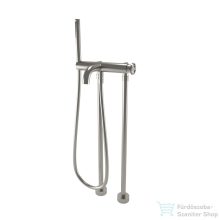   Bugnatese MILLENOVECINQUANTA szabadonálló kádcsaptelep, zuhanyszettel, szálcsiszolt nikkel színben 4602PNS