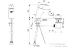 Hansa Hansapico mosdó csaptelep automata leeresztővel,króm 46042273