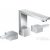 Hansgrohe AXOR EDGE 130 3 üléses mosdócsaptelep,klik-klak leeresztővel,króm 46050000