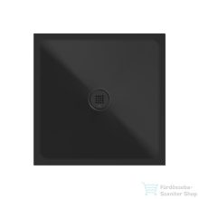   Sapho GSI EXTRA FLAT zuhanytálca, ExtraGlaze, 80x80x2cm, matt fekete (46080826)