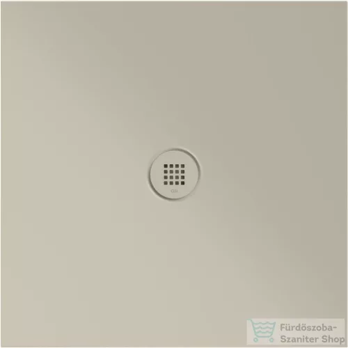 Sapho GSI EXTRA FLAT zuhanytálca, 90x90x2cm, matt bézs 46090908