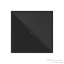   Sapho GSI EXTRA FLAT zuhanytálca, ExtraGlaze, 100x100x2cm, matt fekete (46101026)