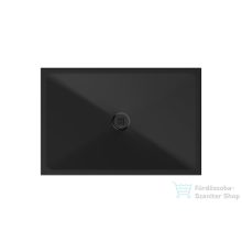   Sapho GSI EXTRA FLAT zuhanytálca, ExtraGlaze, 120x80x2cm, matt fekete (46120826)