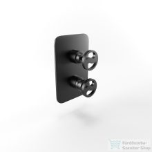   Bugnatese Millenovecinquanta Fal alatti 3 utas zuhanycsaptelep, fekete színben 4631NE